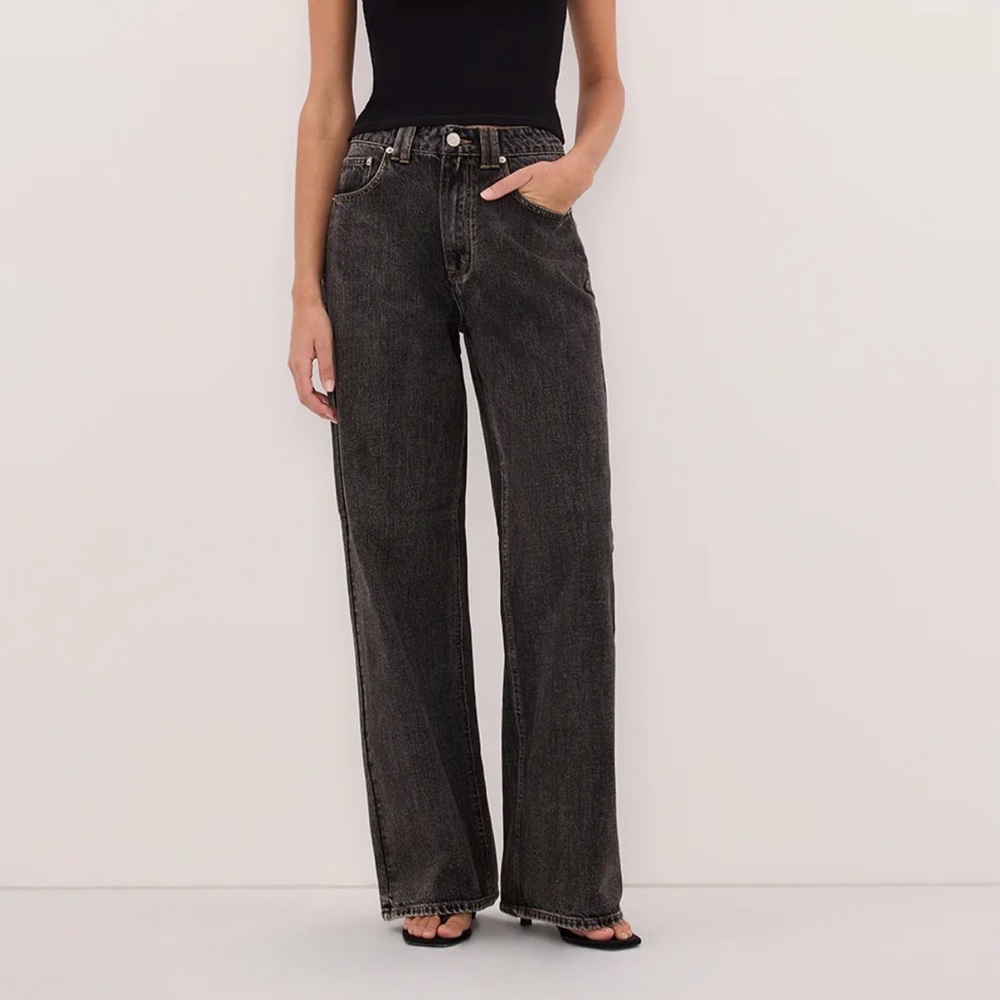 NWT Dissh Reagan 2.0 Washed Black Slouchy Jean